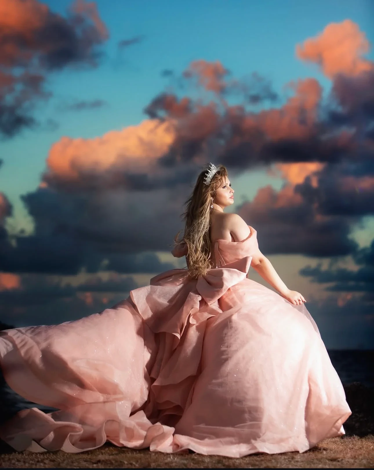 Fotografía de quinceañera de la colección de Angel Photography Miami.
